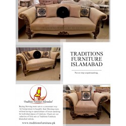 Carved Wooden Sofa