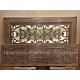 Back Lit King Size Bedroom Set With Antique Polish