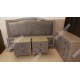 High Quality Finished, Fully Upholstered Bed Set