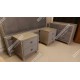 High Quality Finished, Fully Upholstered Bed Set