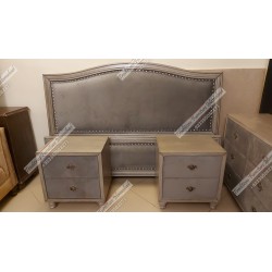 High Quality Finished, Fully Upholstered Bed Set